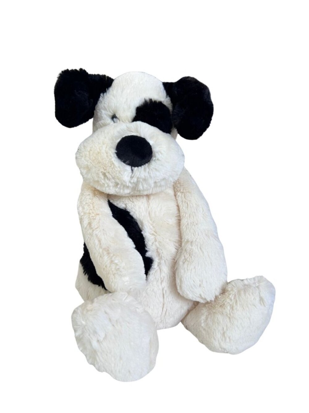 Jellycat Bashful Black & White 15” Puppy